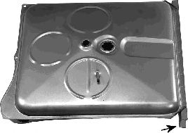 VAN WEZEL 5858081 -  Топливный бак
